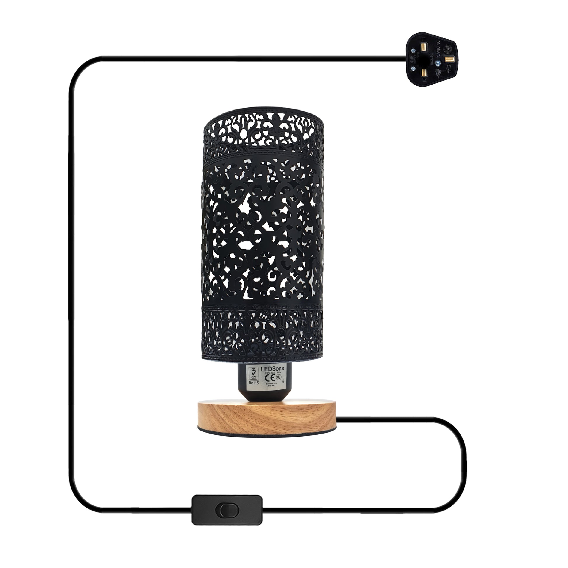 Black Household lamps Desk Lamps