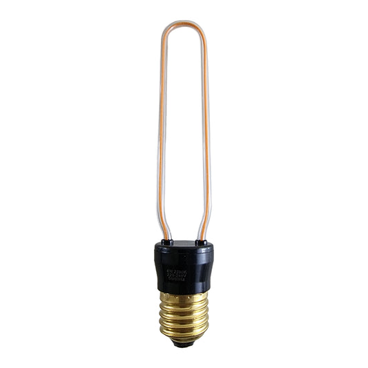 single E27 filament bulb, 4W vintage LED, decorative warm yellow light, pure copper cap bulb