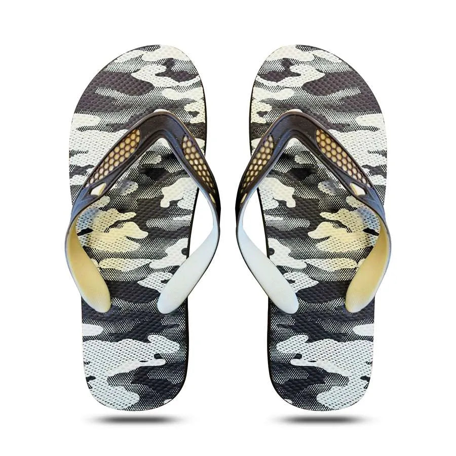 Design Rubber Coffee Women Toe Post Flip Flop Beach Slipper for Sea - Application Image