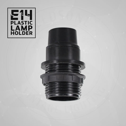 5-pack E14-fittinglamphouder Edison kleine schroef zwarte kunststof lamphouder ~4359