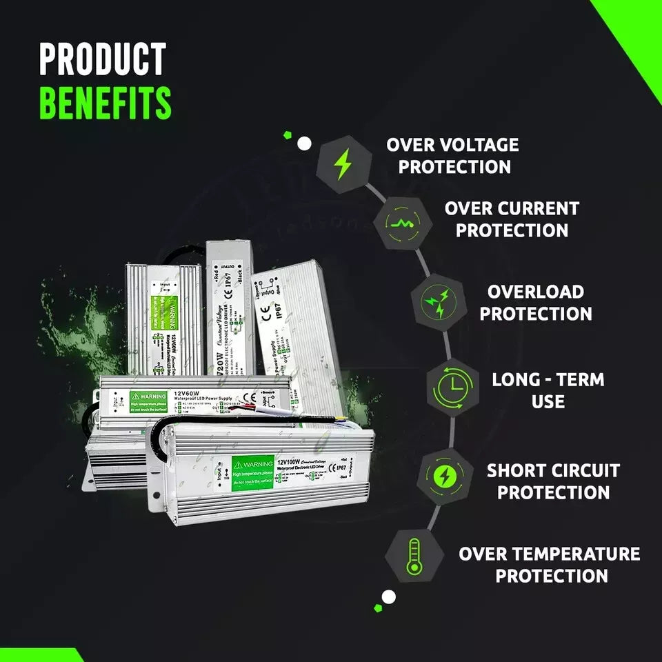 12v 100w power supply