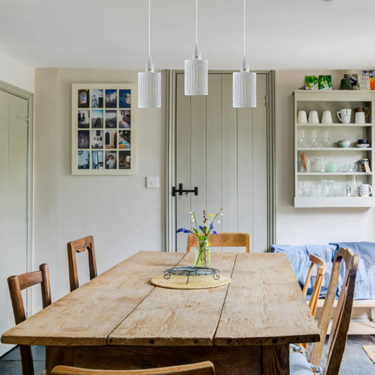 3-Light Hanging Pendant Lamp Shades