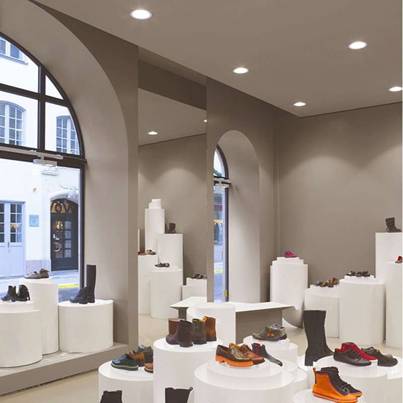 Modern LED Recessed Ceiling White IP20 LED Round Panel DownLight-App 5