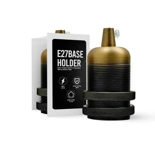 E27 industriële snoerklemlamphouder met schroef~5594