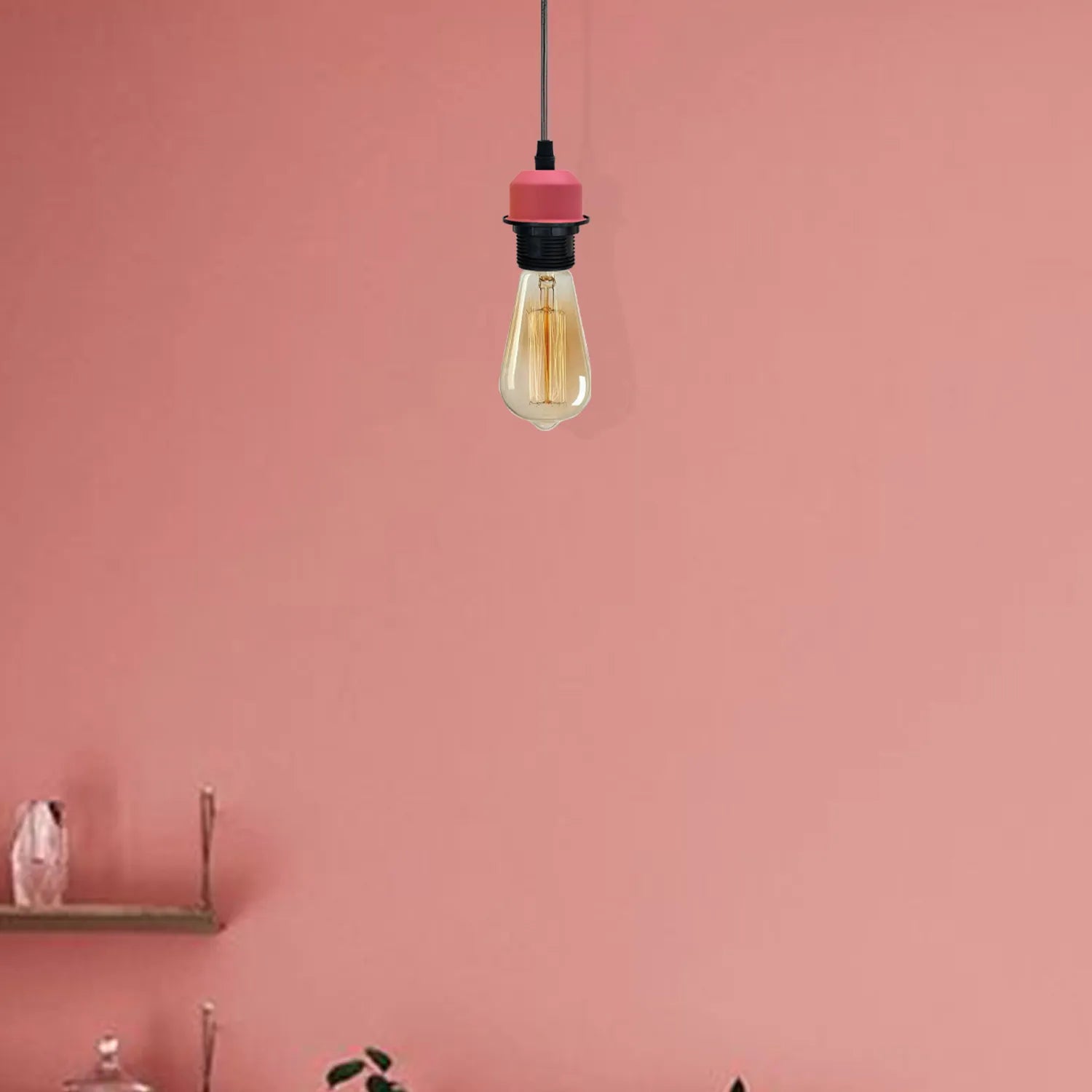 pink Lighting bulb holder