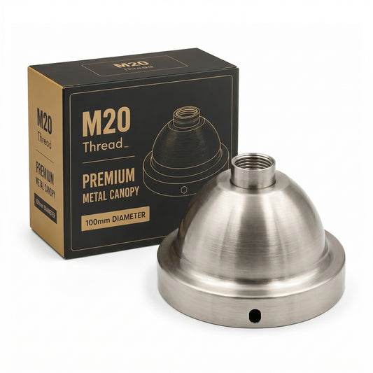 M20 Female Thread Ceiling Rose 100mm Conduit Pendant Kit~6817