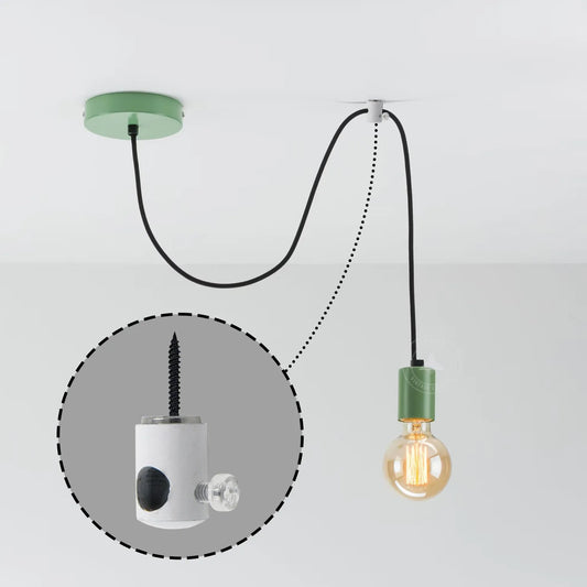 Witte hanglamp kabelhaak verlichtingsarmatuur kabel montage clips organizer~4425