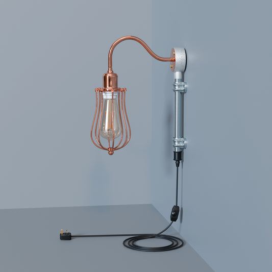 Moderne metalen E27-fitting wandlampen voor de woonkamer~5925