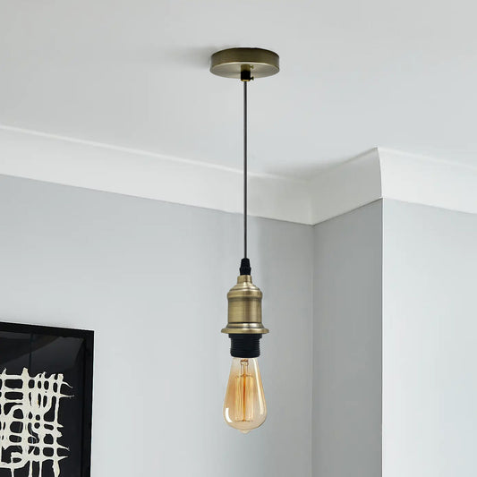 E27 plafondrozetlampfitting vintage industriële hanglampfitting~2074