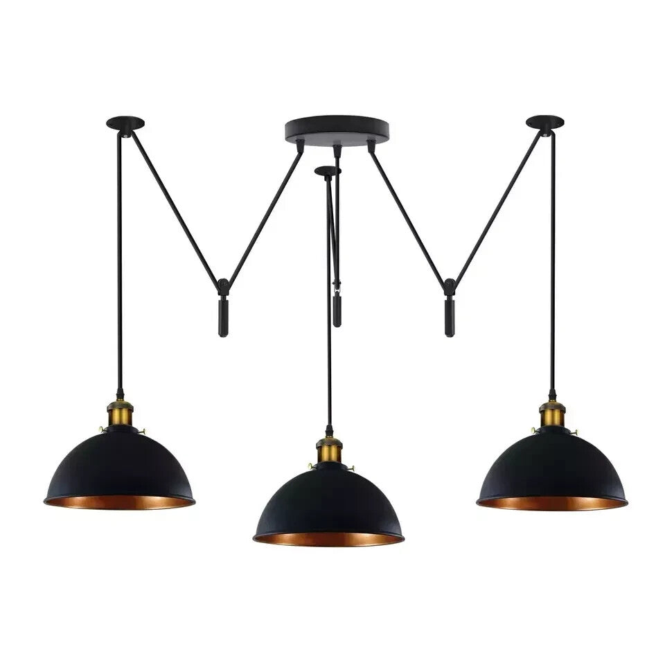 21cm gold inner 3 pendant lights