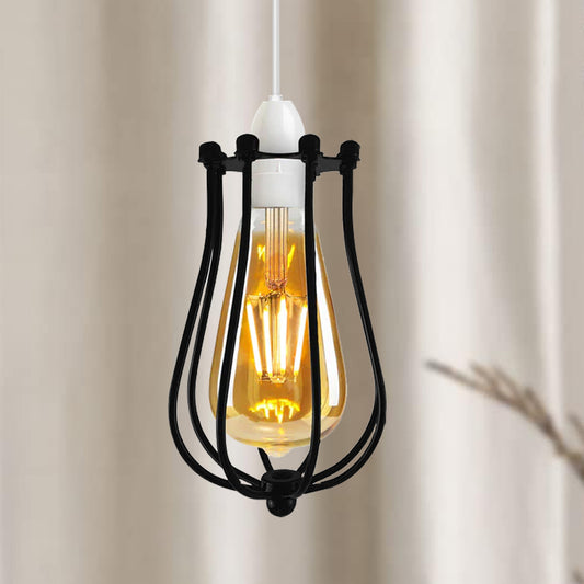 Metalen ballonkooi schaduw muur gemakkelijk te monteren hanglamp ~2444