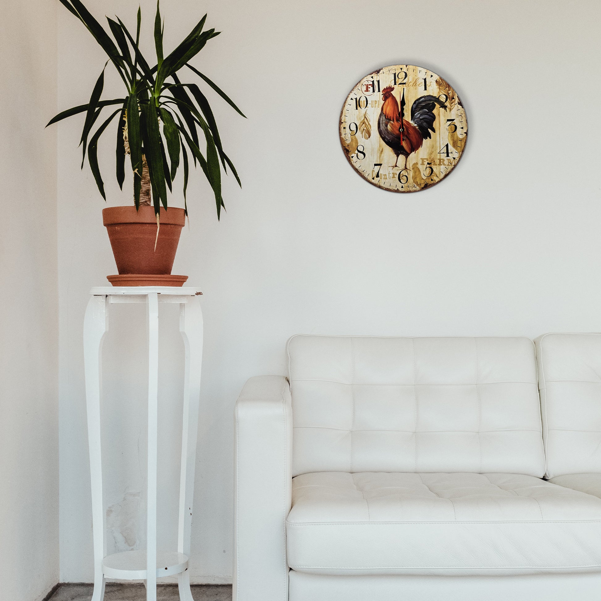 Large Retro Wall Clock