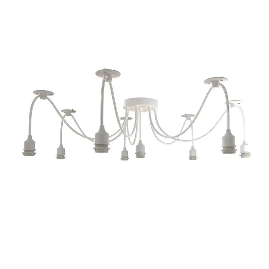 white ceiling pendant lights