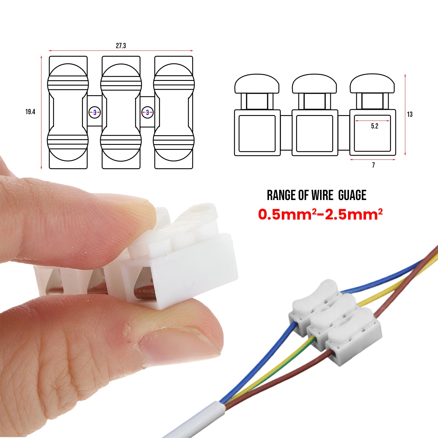 Electrical Wire Connectors from https://ledsone.co.uk/