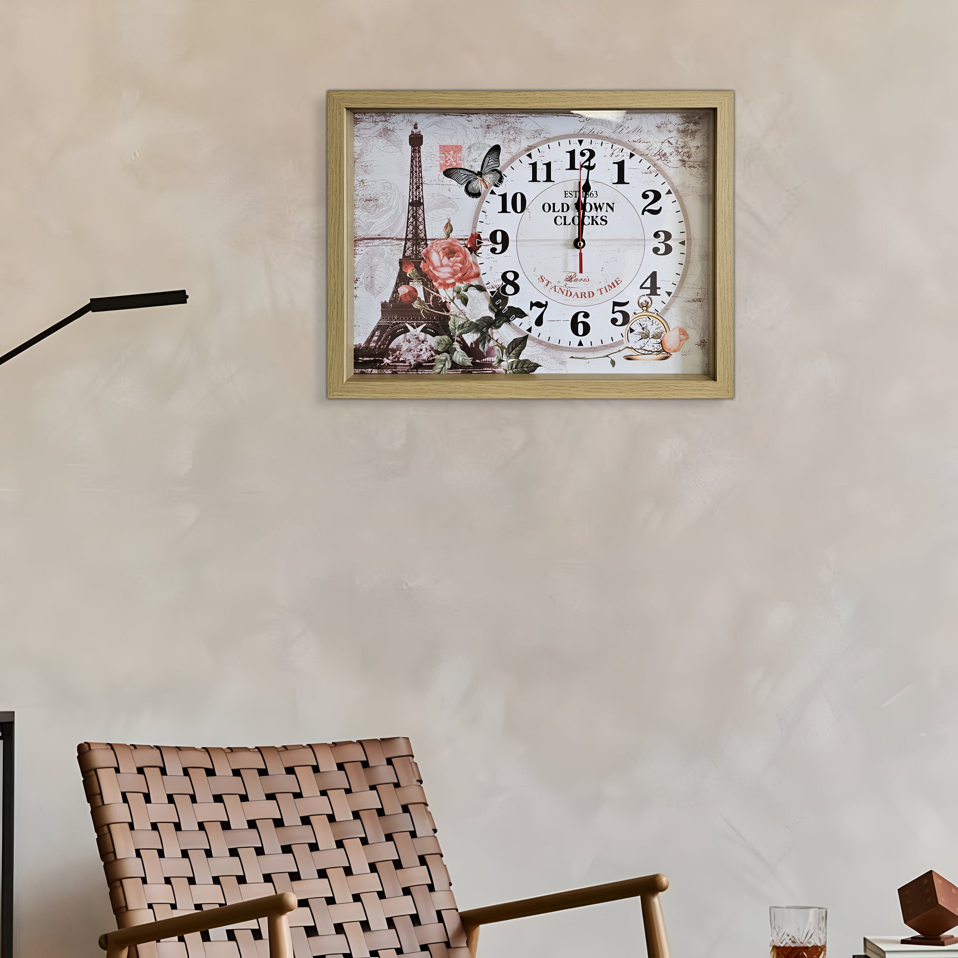 Rectangle Clock Wall