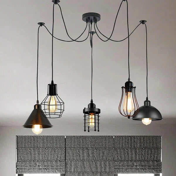 spider pendant light