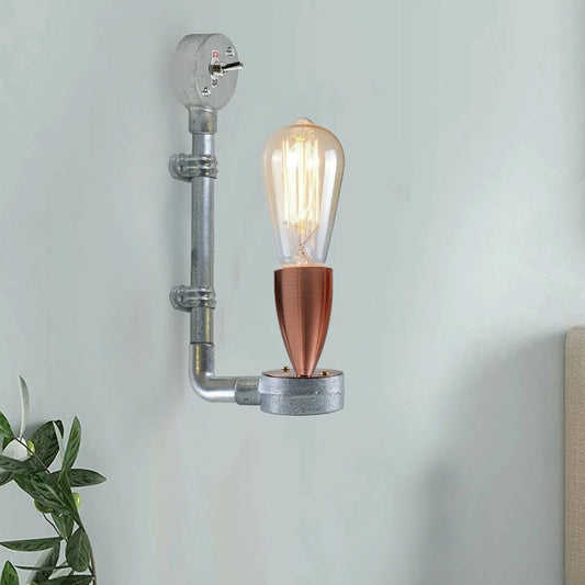 Industriële Retro Stijlvolle Wanddesignerlamp Gegalvaniseerde Buis Wandlamp~3409
