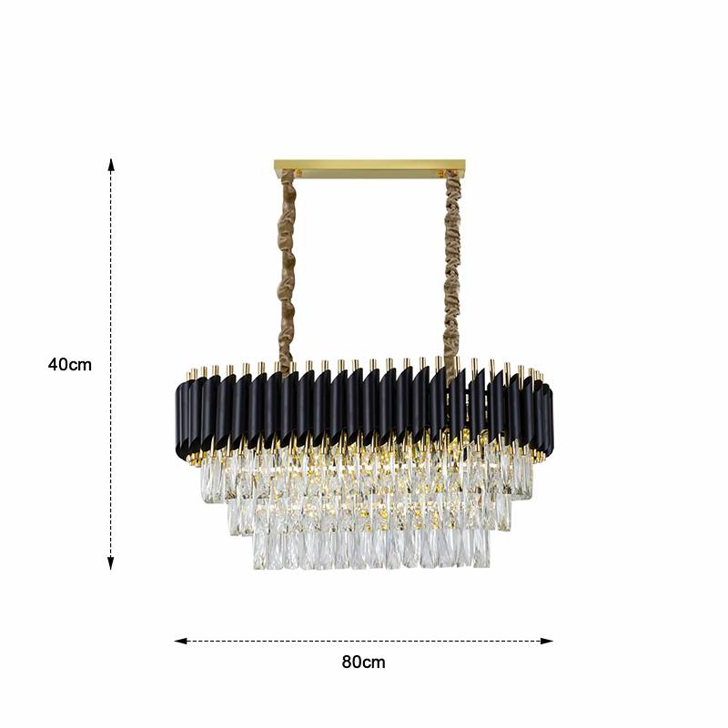 Black And Gold Chandelier