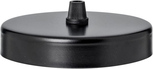 Plafondkap 100x20mm Noir Accessoire D'Installation Maison Jardin