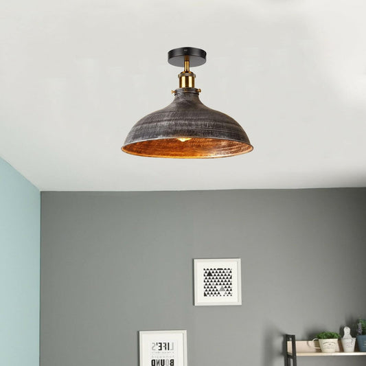 Geborsteld metalen plafondlampen voor de keuken ~1300