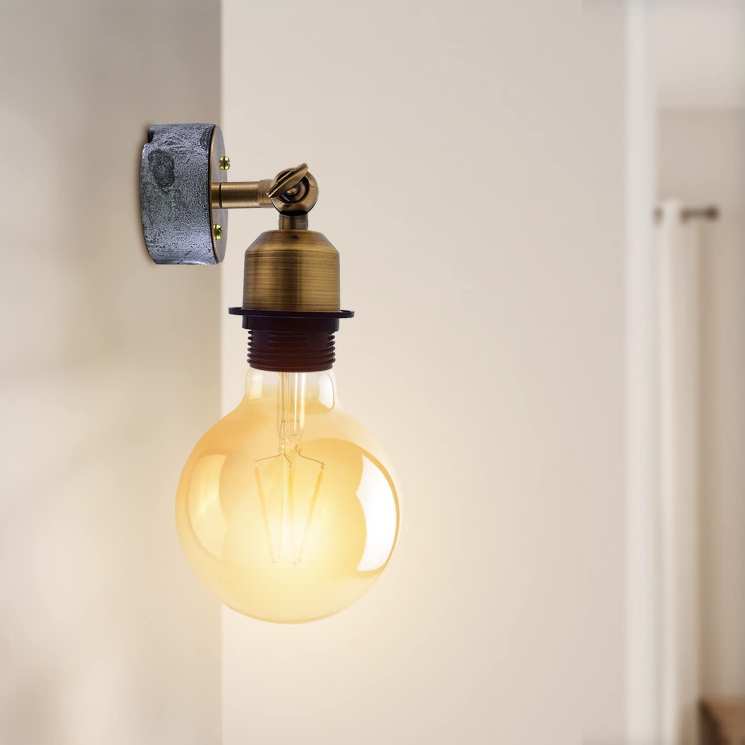 colour lamp vintage rustic