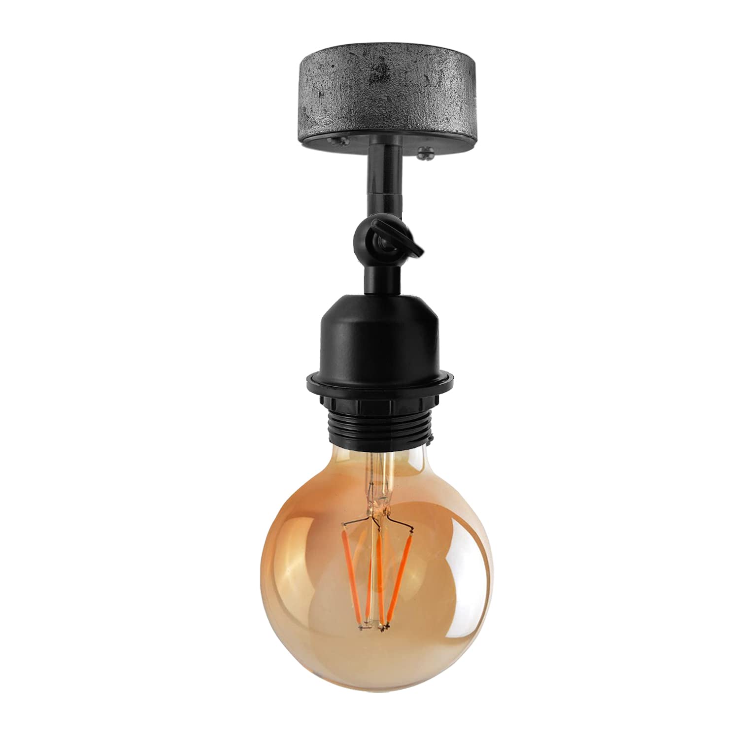 wall rustic shade lamp wire