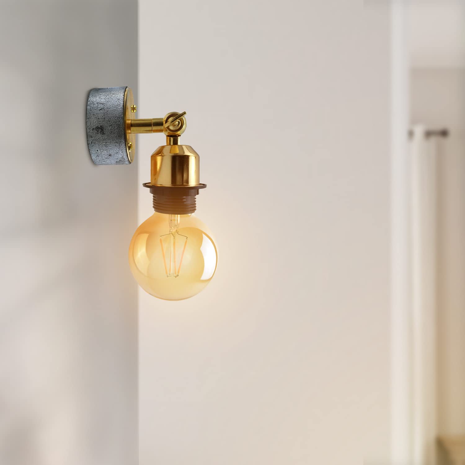 sconce wall lamp rustic wire