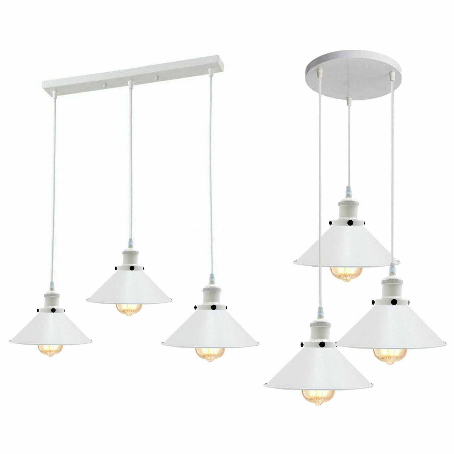 3 lighting ceiling white adjus