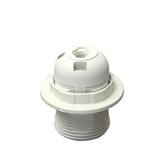 Witte Edison-schroeflamphouder E27 hanglamphouder ~ 5732