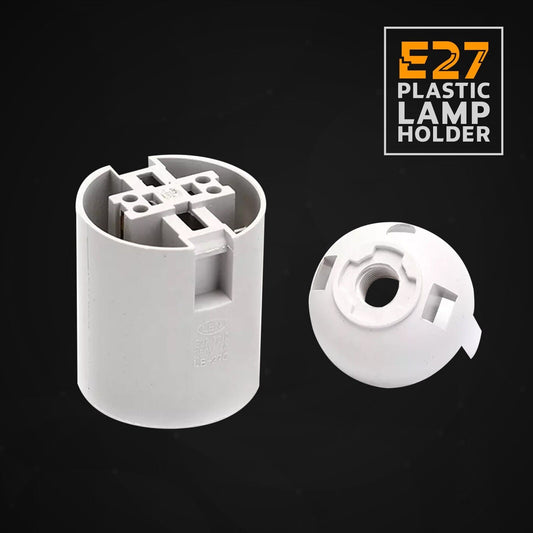 Witte E27 Edison-schroeffitting plafondlamp met lamphouder ~5737