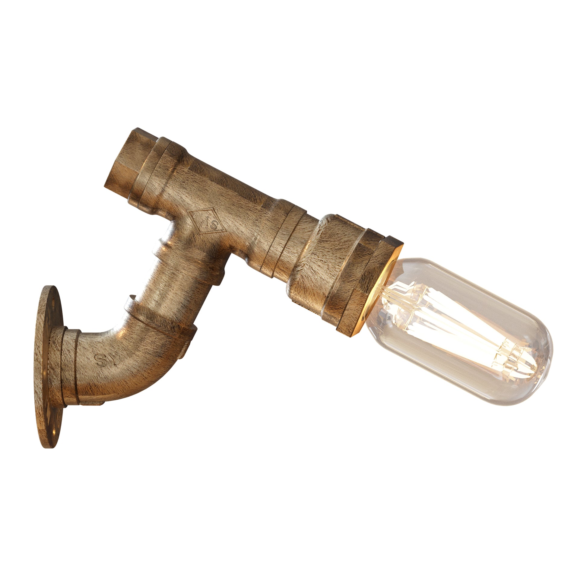 wall light with bulb