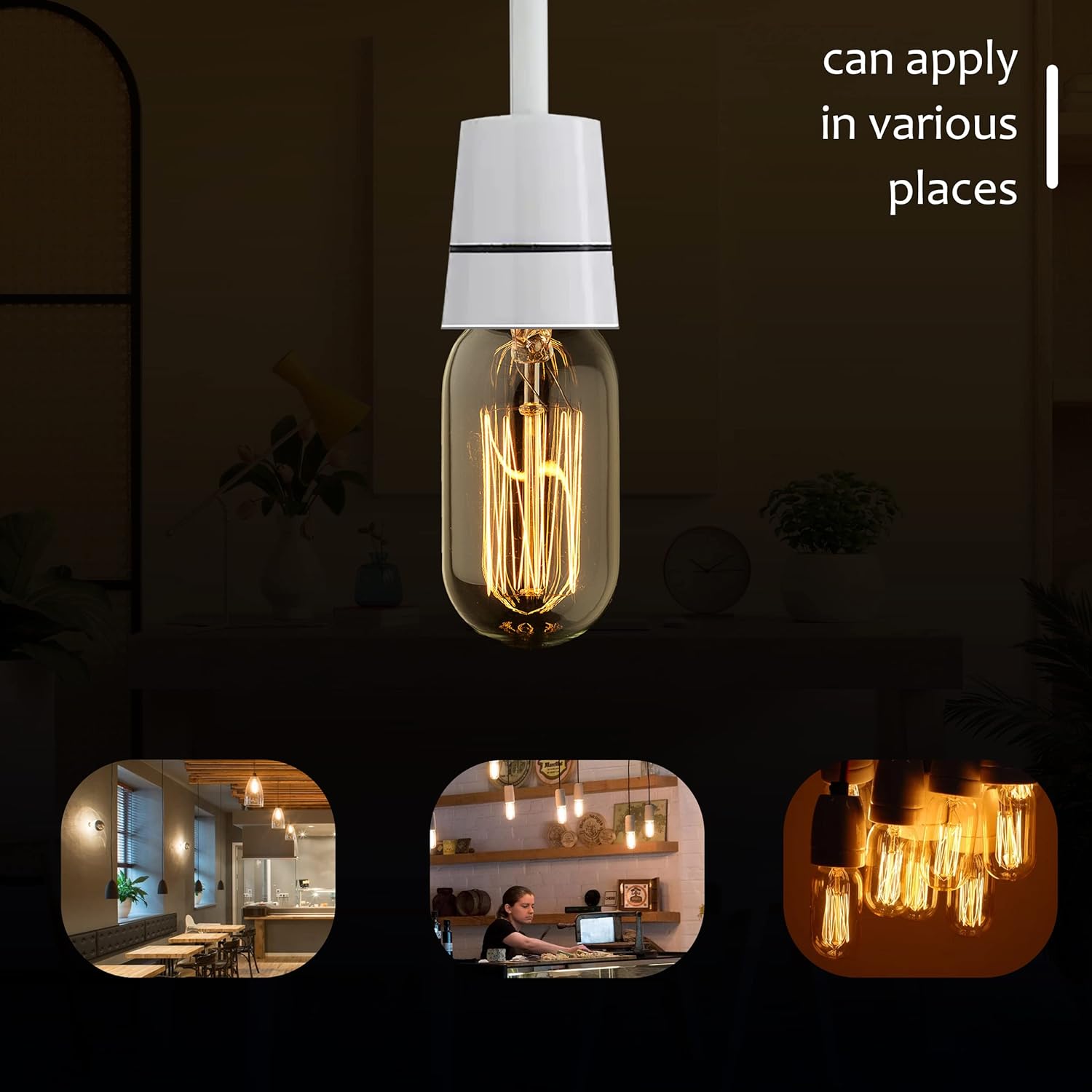 60w 240v b22 E27 Carbon Imitation Vintage Filament Bulb