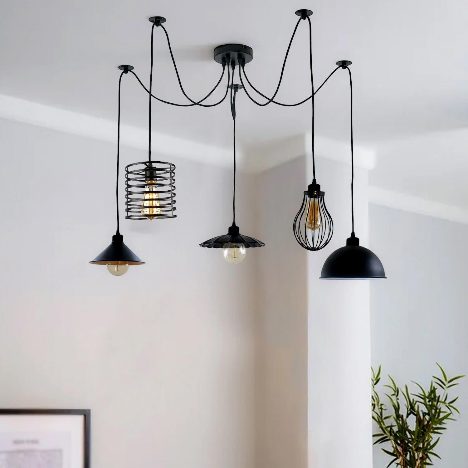 pendant metal lampshades bulb