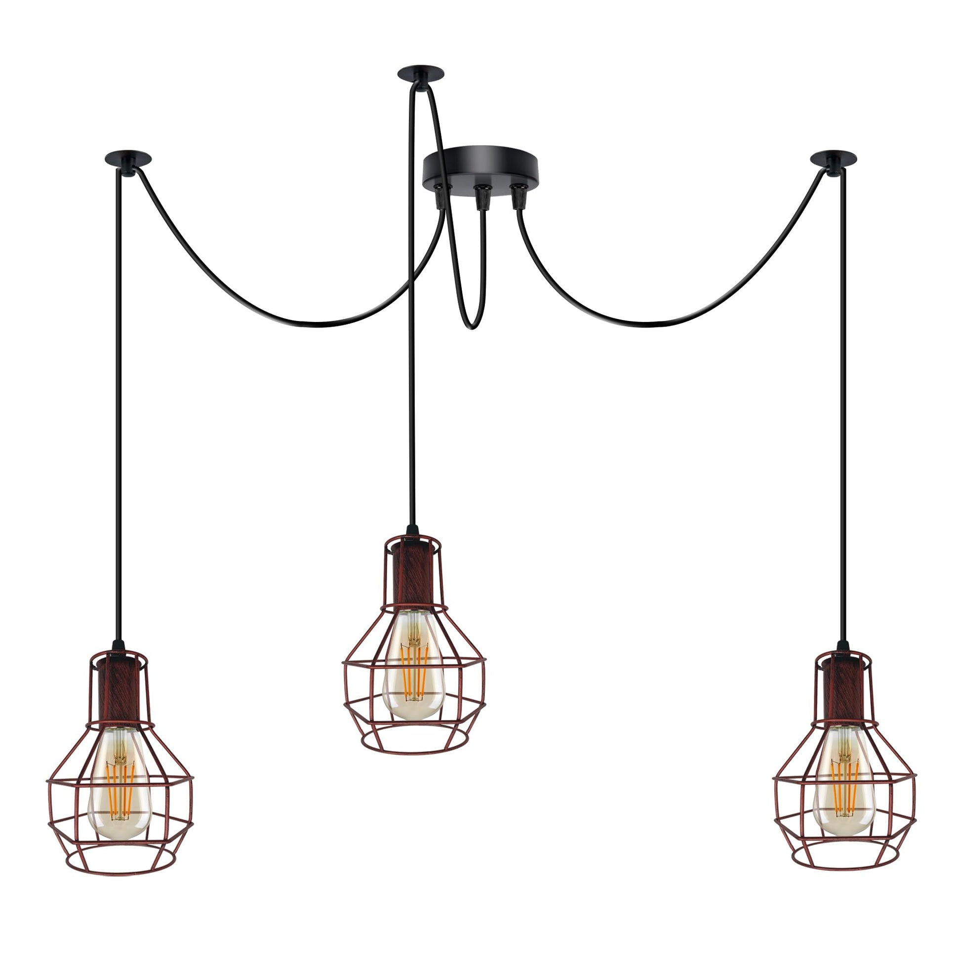 industrial geometric ceiling