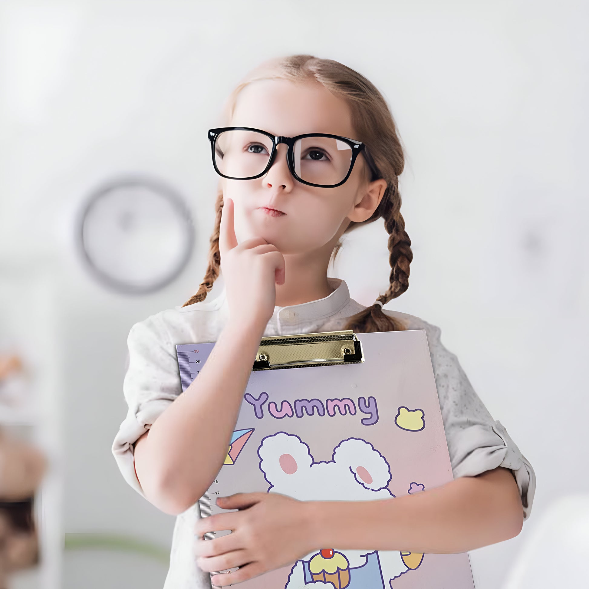 4 Pack A4 Cartoon Design Clipboard