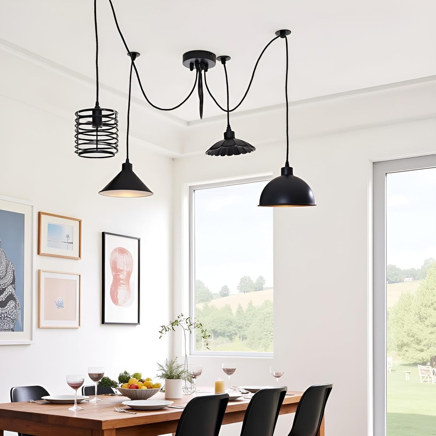 pendant metal lampshades bulb
