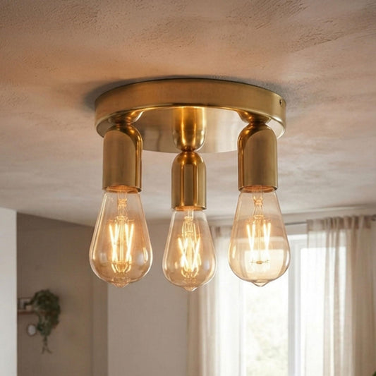 low ceiling 3 way flush light