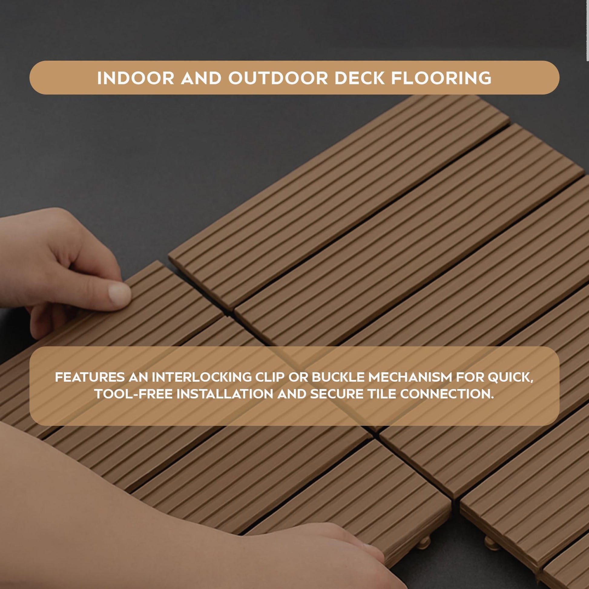 decking click system with