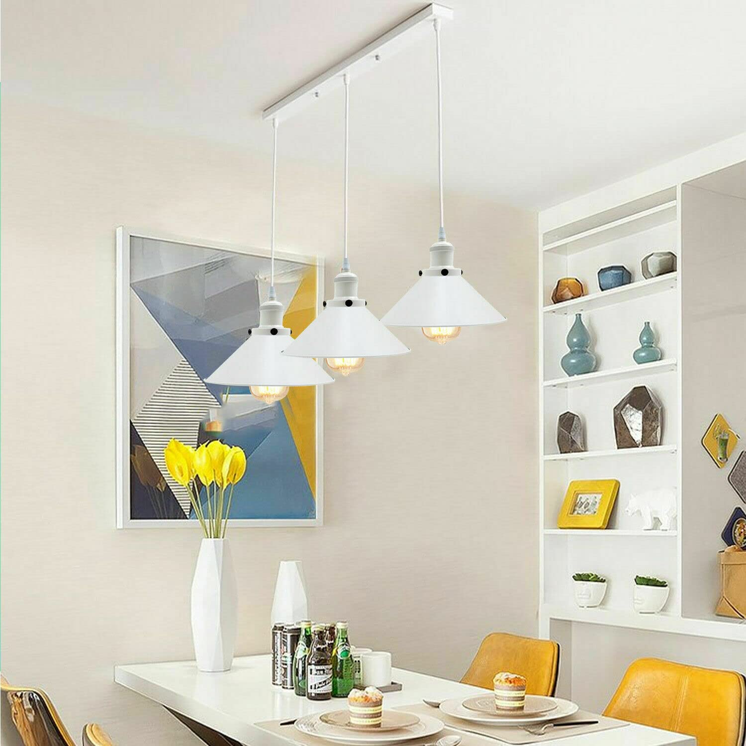 white 3 ceiling adjustable