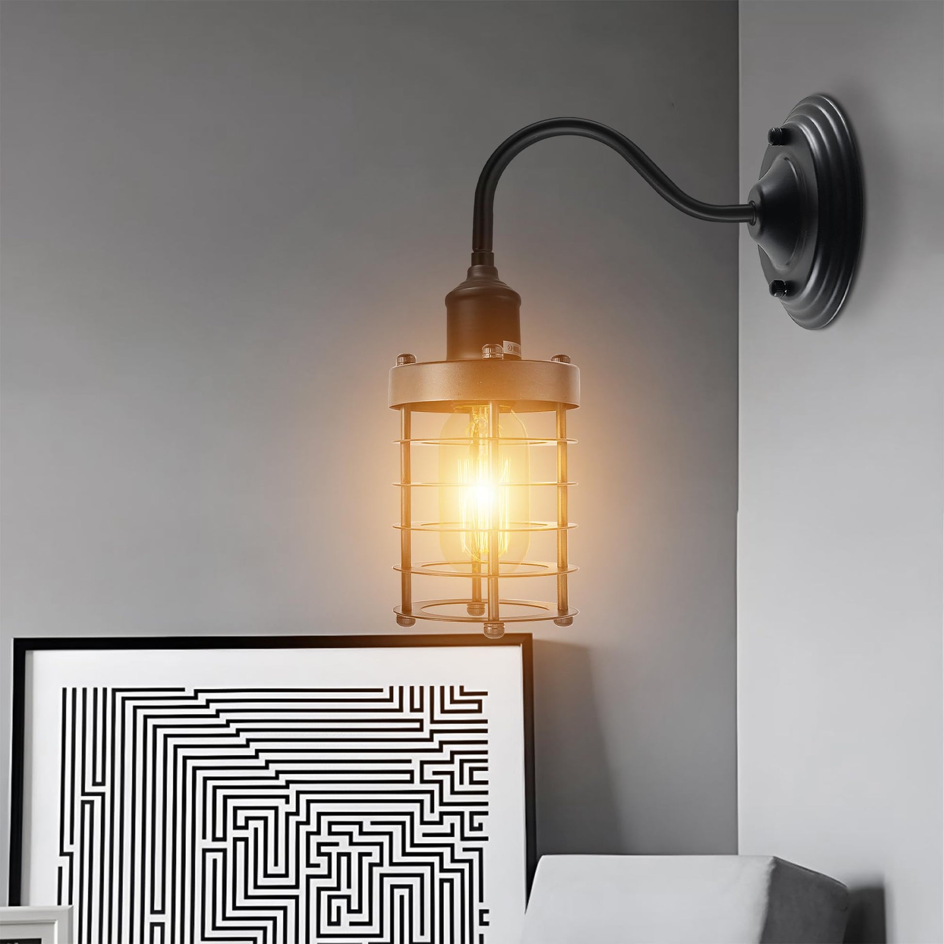 brass shades wiring cord light