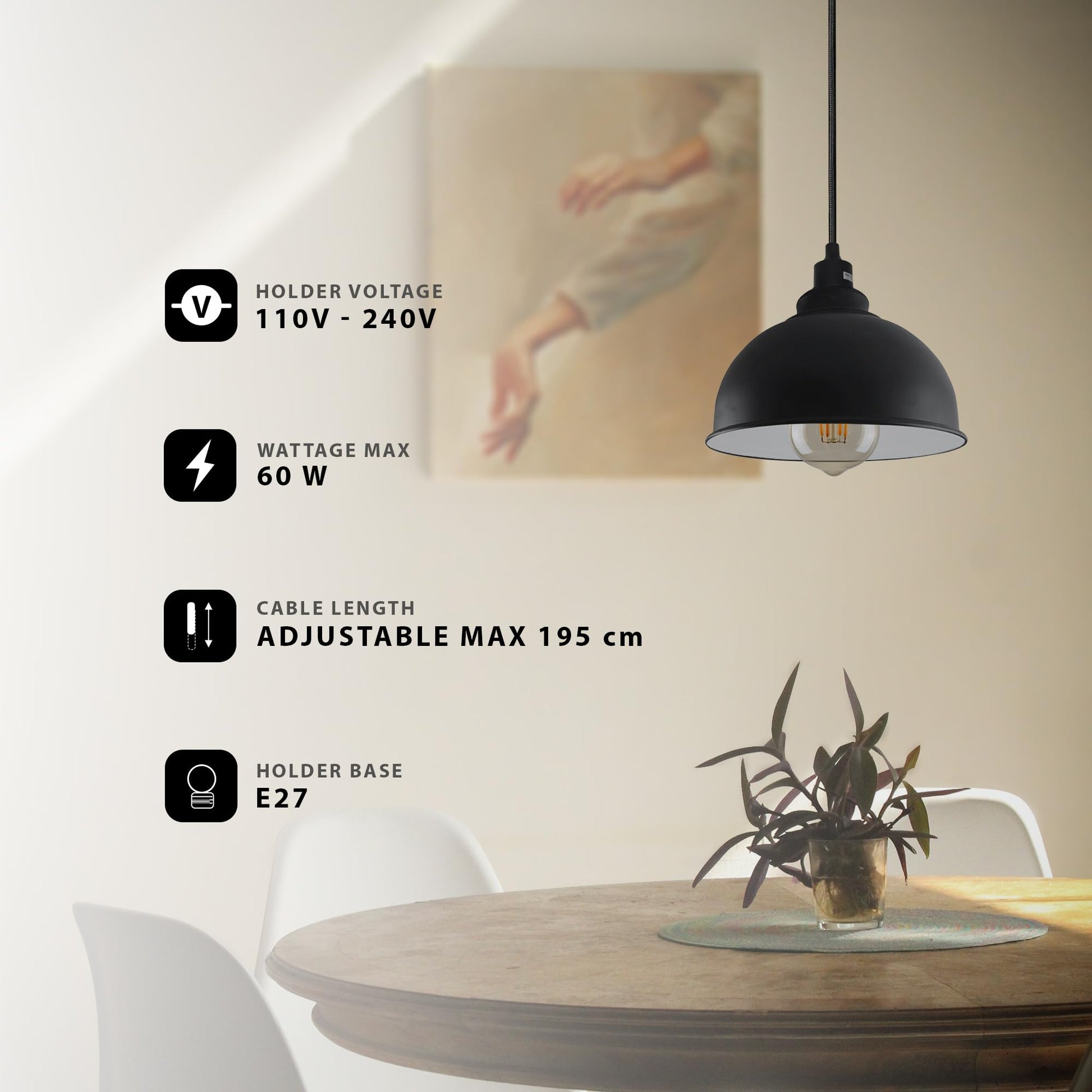 pendant spider ceiling retro