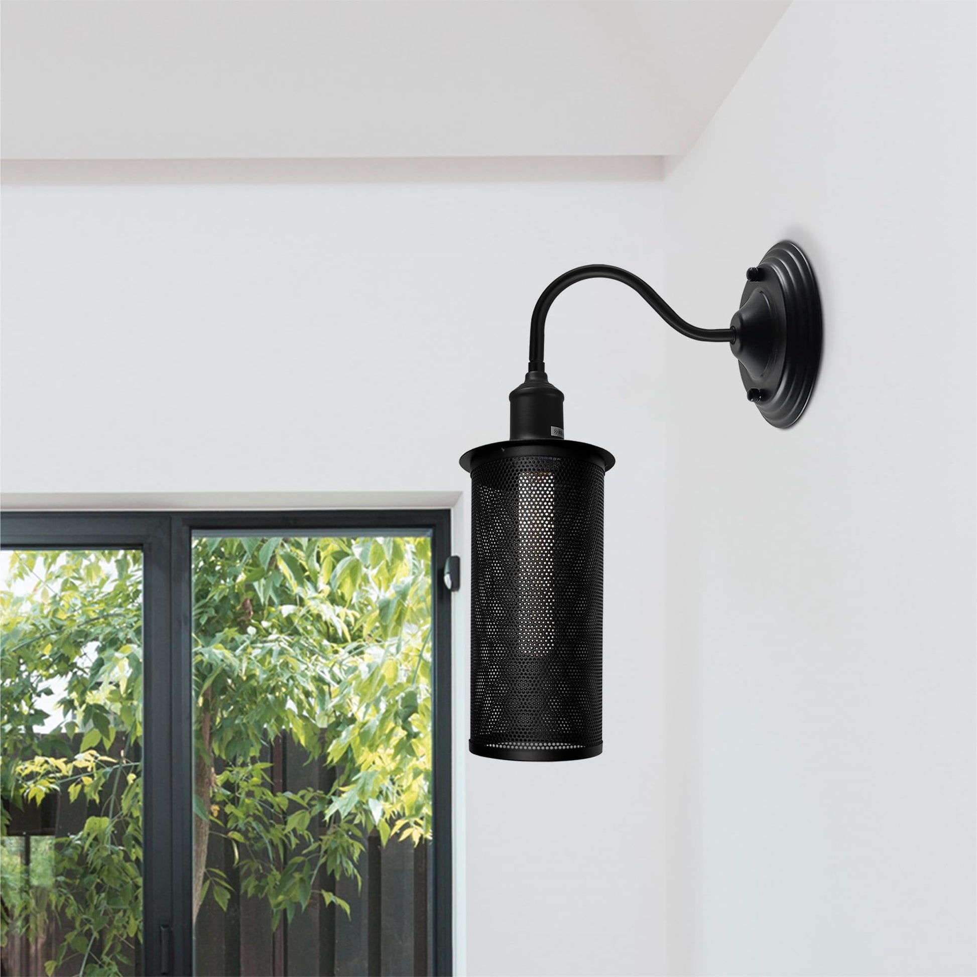 wall industrial lights cord