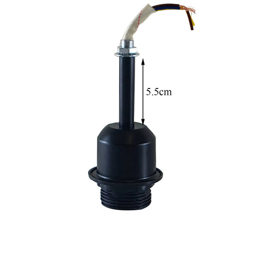 Vintage antieke retro metalen Edison E27-lampfitting ~ 4926