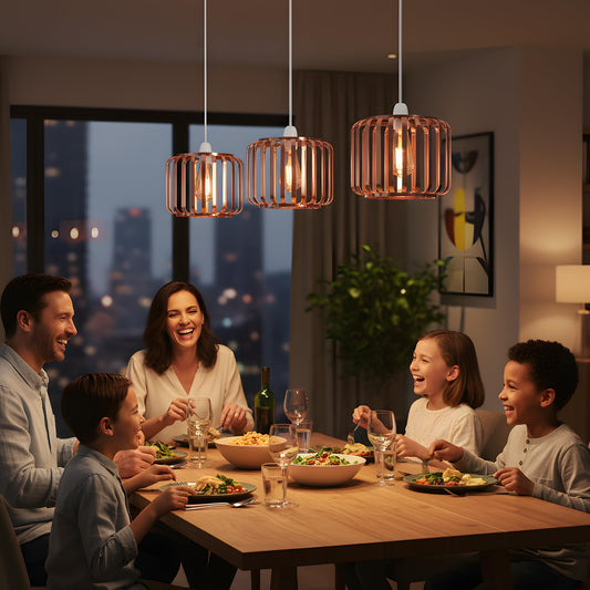 industrial lamp pendant copper