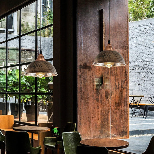 metal light pendant with indus