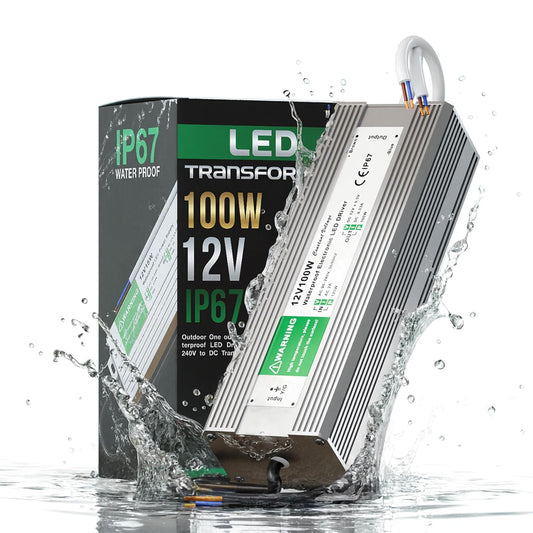 IP67 waterdichte DC 12V 100W LED-driver LED-voedingstransformator ~3373