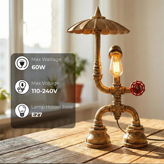 table quirky lamp retro lighti