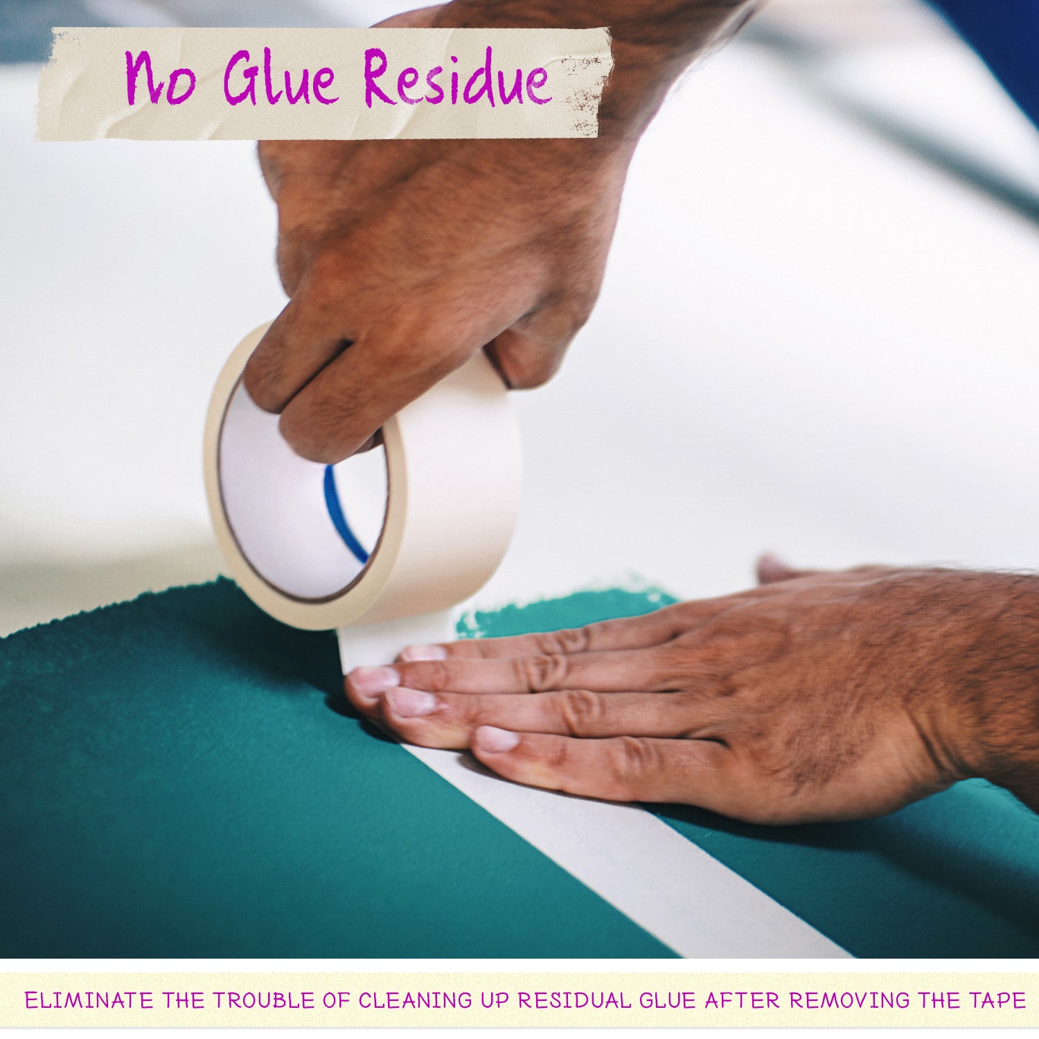 No Glue Residue Tape