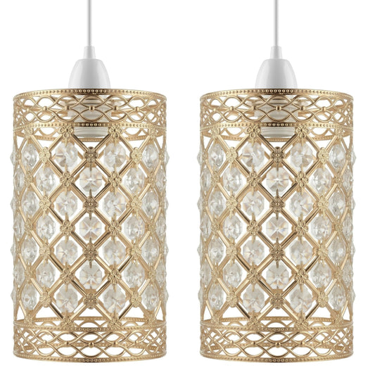 GULDNÄT Crystal Cylindrical Lampshade ~6868