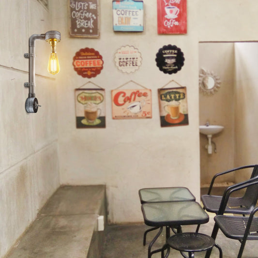 Industriële buisverlichting Retro wanddesignerlamp Gegalvaniseerde buiswandlamp ~5488